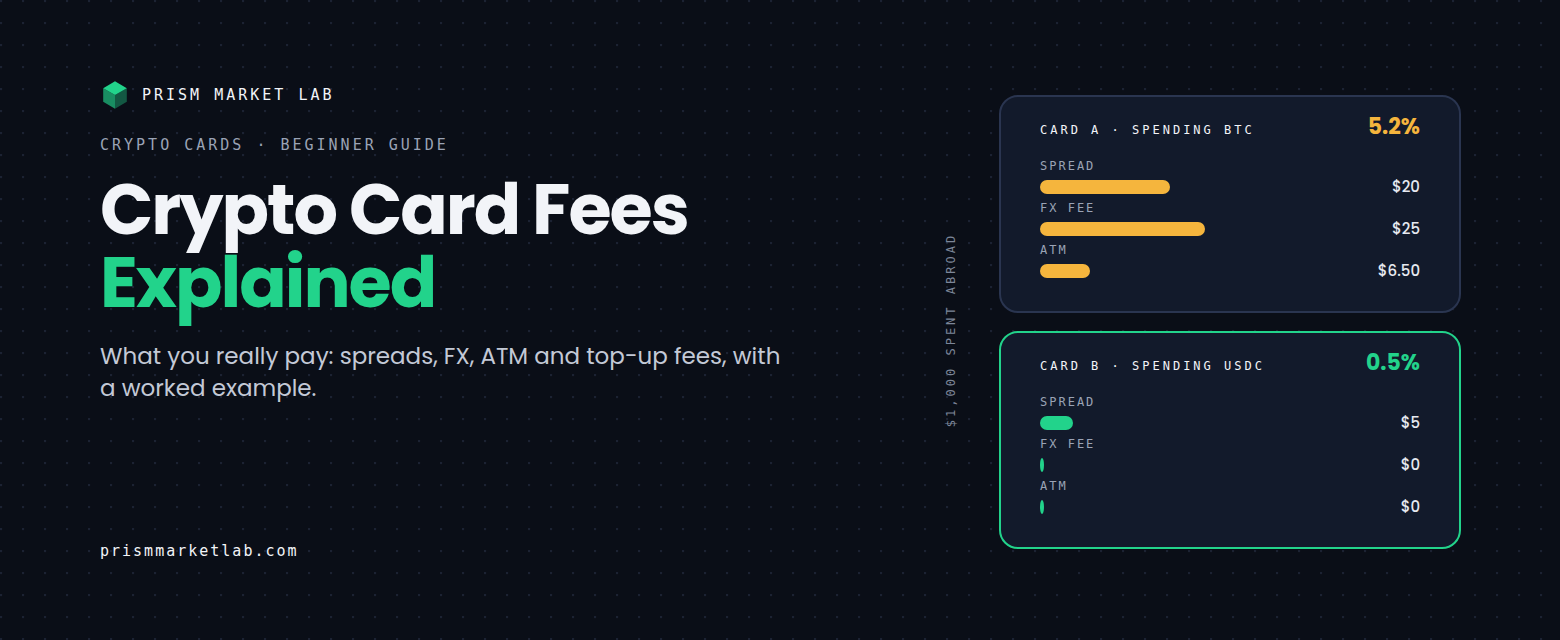 Crypto Card Fees Explained: What You Really Pay