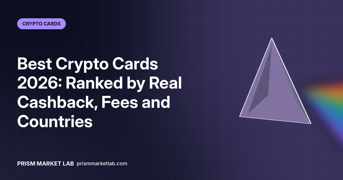 Best Crypto Cards 2026: Ranked by Real Cashback and Fees